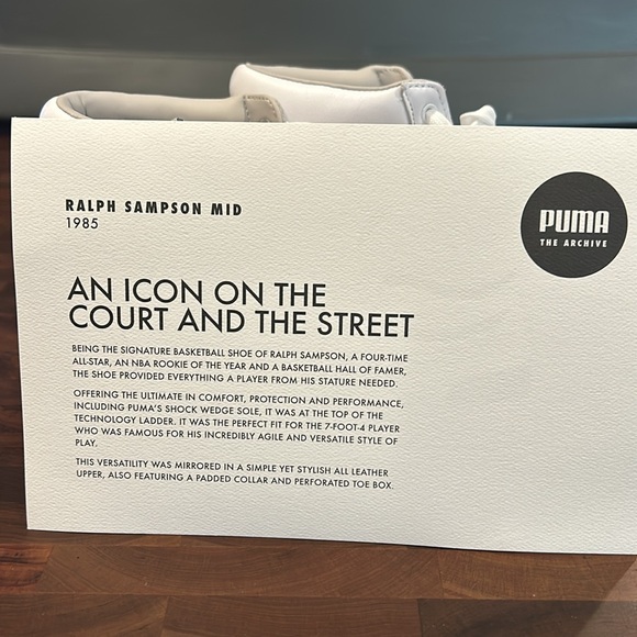New Puma Ralph Sampson Mid OG Size 11 - Picture 8 of 10